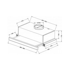 Витяжка ELEYUS Cyclon 700 50 WH - 2 фото