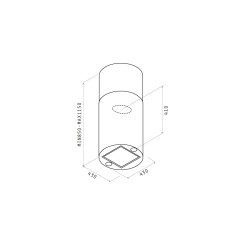 Витяжка ELICA TUBE PRO ISLAND IX/A/43 - 4 фото