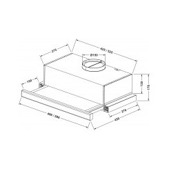 Витяжка ELEYUS Cyclon 700 60 WH - 2 фото