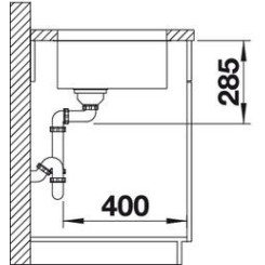 Кухонная мойка BLANCO SUPRA 500-U 518205 - 3 фото