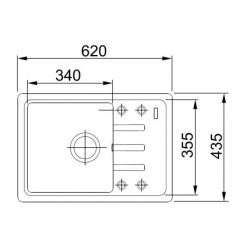 Кухонна мийка FRANKE BSG 611-62 114.0375.050