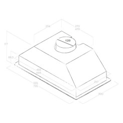 Витяжка ELICA ERA C WH/A/72 - 4 фото