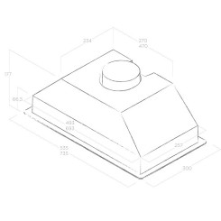 Витяжка ELICA ERA GR/A/52 - 8 фото