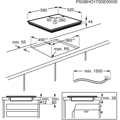 Варочная поверхность ELECTROLUX LIR60430BW - 2 фото