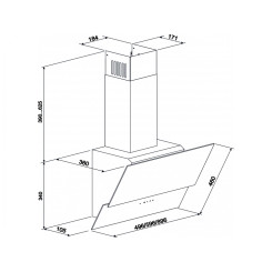 Витяжка ELEYUS Element 1000 60 BG - 13 фото