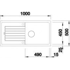 Кухонная мойка BLANCO ZIA XL 6 S 518943 - 3 фото