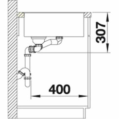 Кухонная мойка BLANCO AXIA III 6 S-F SILGRANIT PuraDur 524672 - 4 фото