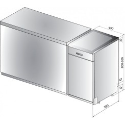 Посудомоечная машина HOTPOINT-ARISTON Hotpoint Ariston HSFO 3T235 WC X - 2 фото