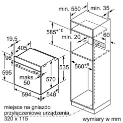 Духовой шкаф BOSCH HBG539EB0 - 2 фото