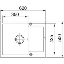 Кухонная мойка FRANKE MARIS MRG 611-62 114.0381.002 Белый - 2 фото