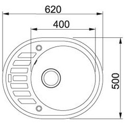 Кухонная мойка FRANKE RONDA ROG 611-62 114.0251.445 Бежевый - 3 фото