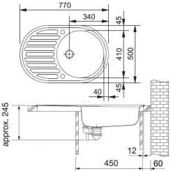 Кухонна мийка FRANKE ROG 611 114.0254.780 - 2 фото