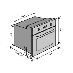 Духовой шкаф VENTOLUX NEW YORK 6 MT (BKX) - 7 фото