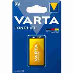 Батарейка VARTA LONGLIFE 6LR61 BLI 1 ALKALINE (04122101411)