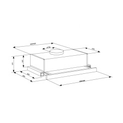 Витяжка ELEYUS Cyclon 700 50 BR - 2 фото