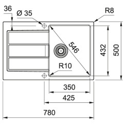 Кухонна мийка FRANKE SIRIUS 2.0 S2D 611-78 143.0621.190 чорний