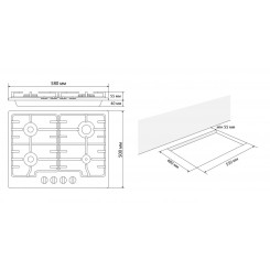 Варильна поверхня ELEYUS GRACIA 60 WH CF