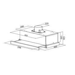 Витяжка PYRAMIDA TLX2-50 BL - 2 фото