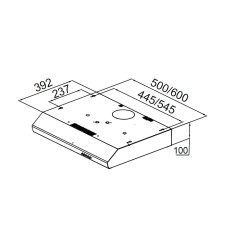 Витяжка PYRAMIDA UX 50 BR - 2 фото