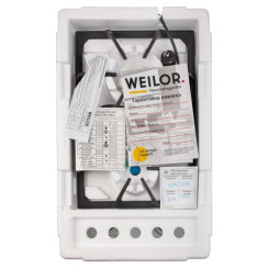 Варочная поверхность WEILOR GM 304 WH - 3 фото