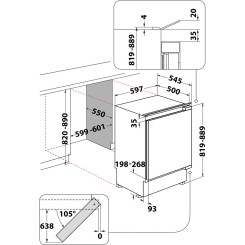 Вбудована морозильна камера WHIRLPOOL AFB 8281 A - 5 фото