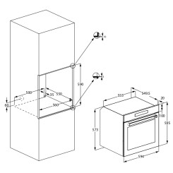 Духовой шкаф BEKO BIS 14300 BPS - 6 фото