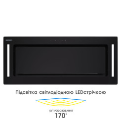 Витяжка ELEYUS GEMINI 1200 LED 70 BL - 12 фото