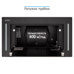 Витяжка ELEYUS GEMINI 800 LED 52 BL - 11 фото