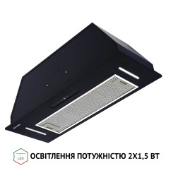 Витяжка PERFELLI BIS 7653 BL 1000 LED - 6 фото