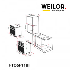 Духова шафа WEILOR FTO6F11BI - 8 фото