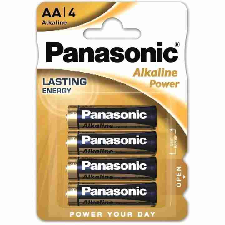 Батарейка PANASONIC ALKALINE POWER AA BLI 4 (LR6REB/4BPR) - 1 фото