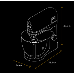 Кухонний комбайн KENWOOD KMX 750 AAB - 4 фото