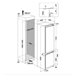 Встраиваемый холодильник HOTPOINT-ARISTON HAC20T321 - 2 фото