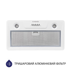 Витяжка MINOLA HBI 5202 WH 700 LED - 2 фото