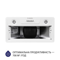 Витяжка MINOLA HBI 5202 WH 700 LED - 3 фото