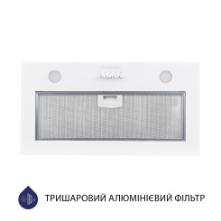 Вытяжка MINOLA HBI 52621 WH GLASS 700 LED - 2 фото