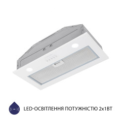 Вытяжка MINOLA HBI 52621 WH GLASS 700 LED - 5 фото