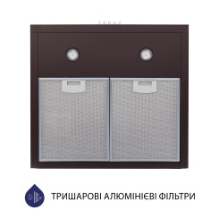 Витяжка MINOLA HK 5212 BR 700 LED - 5 фото