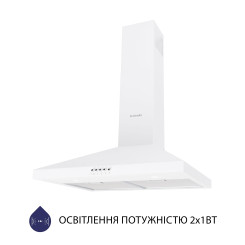 Витяжка MINOLA HK 6212 WH 700 LED - 3 фото