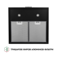 Витяжка PERFELLI K 5202 BL 700 LED - 5 фото