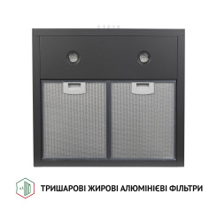 Витяжка PERFELLI K 5202 SG 700 LED - 5 фото