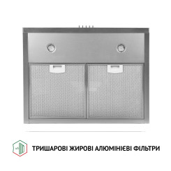 Витяжка PERFELLI K 6402 I 850 LED - 5 фото