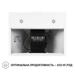 Витяжка PERFELLI K 6402 WH 850 LED - 6 фото