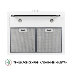 Вытяжка PERFELLI K 6432 WH 850 LED RETRO - 5 фото