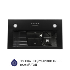 Витяжка MINOLA HBI 5627 BL 1000 LED - 7 фото