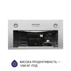 Вытяжка MINOLA HBI 5627 GR 1000 LED - 3 фото