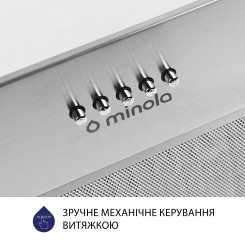 Вытяжка MINOLA HBI 5627 I 1000 LED - 6 фото