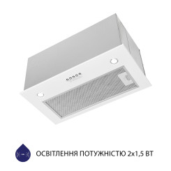 Витяжка MINOLA HBI 5627 WH 1000 LED - 5 фото