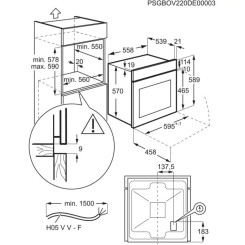 Духова шафа ELECTROLUX EOF3H00BX - 2 фото