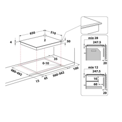 Варочная поверхность WHIRLPOOL WF S9365 BF/IXL - 2 фото